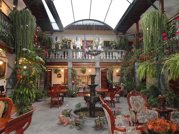 Hotel, san, Francisco, colonial, quito, Ecuador, itk
