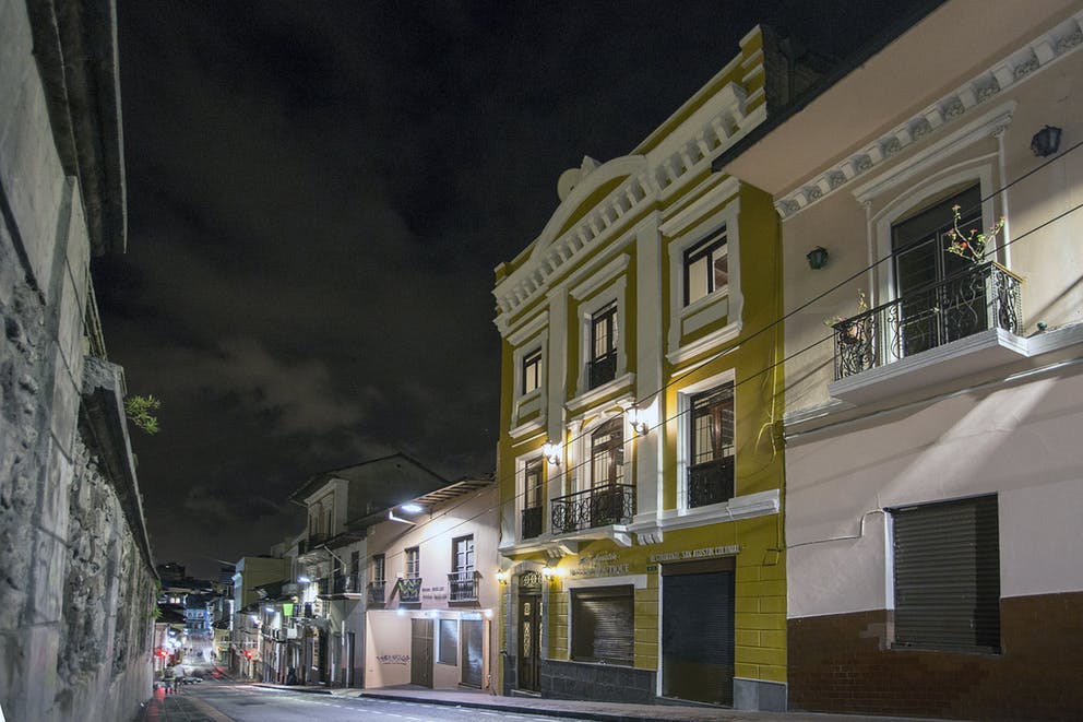 Hotel, san agustín, colonial, quito, Ecuador, itk, facade2