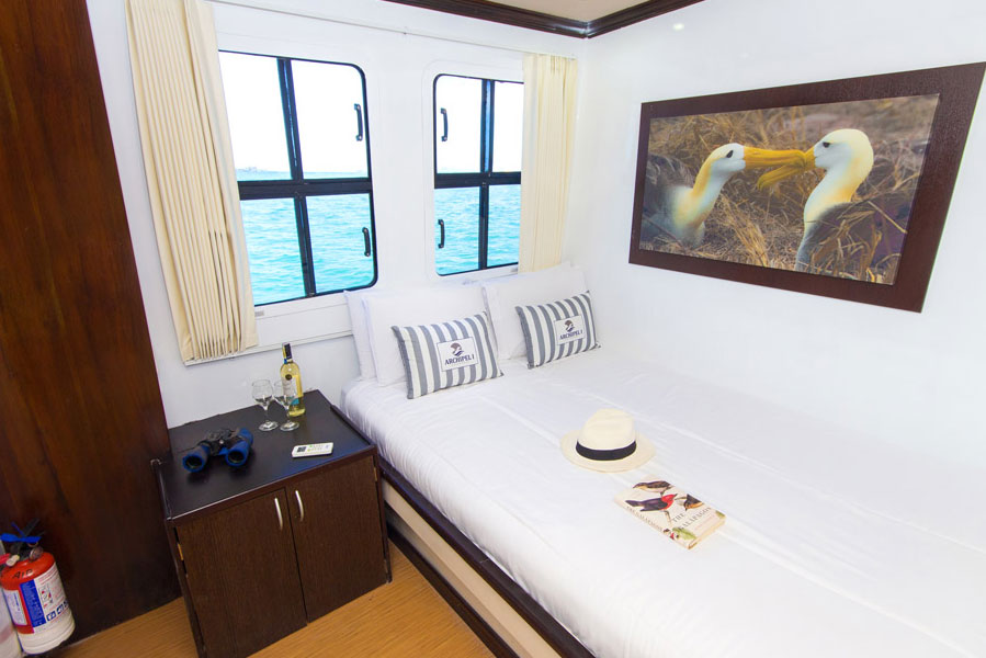 archipel, 2, superior, cruise, galapagos, Double, bed, Cabin
