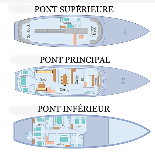 beluga, superior, cruise, galapagos, deck, plan
