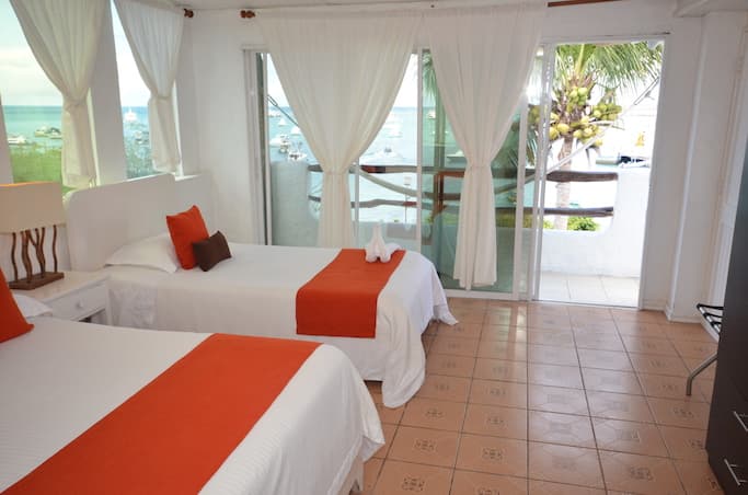 Hotel, Galápagos, casa, Opuntia, itk, seafront, suite