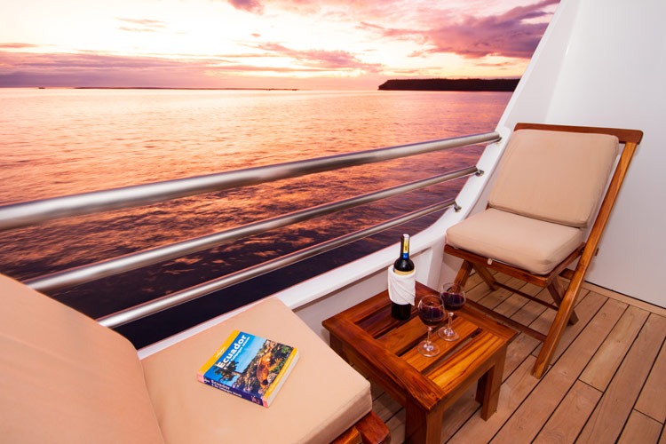 cormorant, luxe, cruise, galápagos, Cabin, Balcony