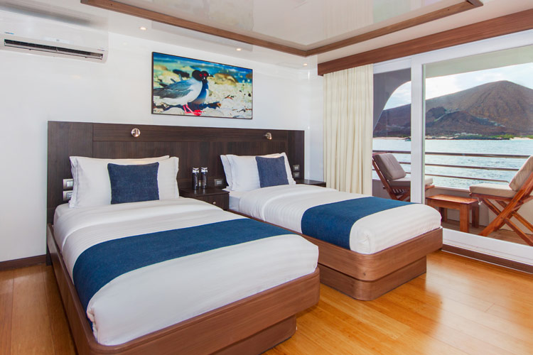 cormorant, luxe, cruise, galápagos, Twin, Standard, Cabin