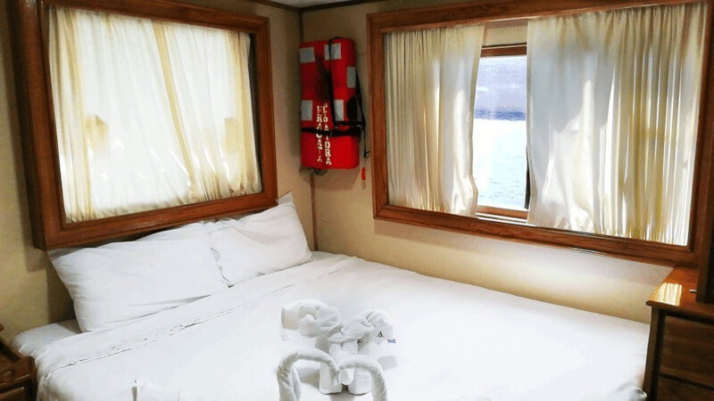 fragata, comfort, cruise, galápagos, Double, bed, Cabin