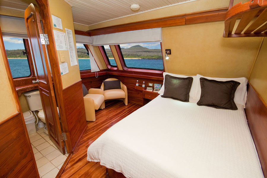 galaven, comfort, cruise, galapagos, Double, bed, Cabin