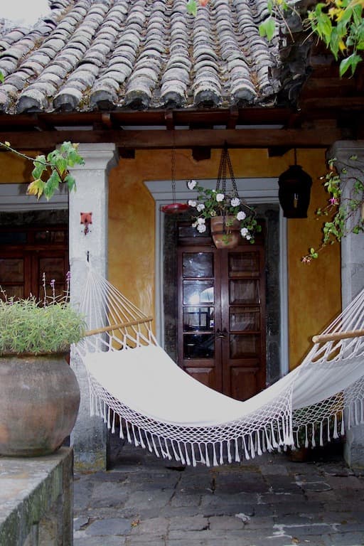 Hacienda, San Agustín, Callo, cotopaxi, ecuador, hammock