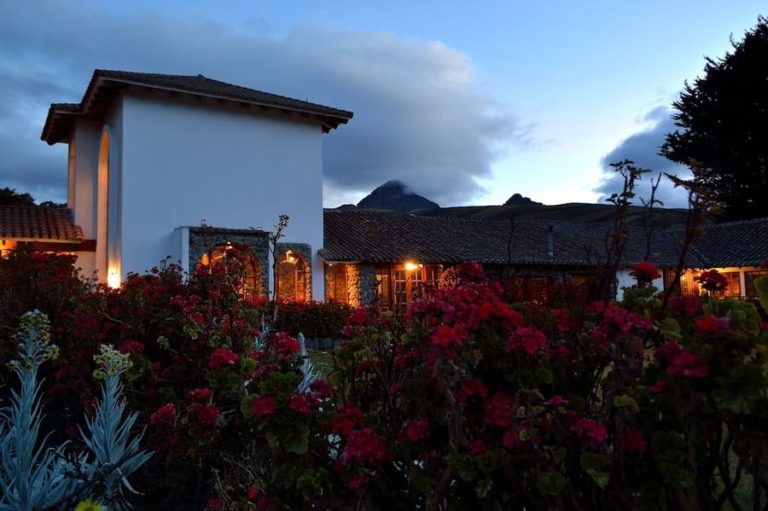 Hacienda, santa, ana, Cotopaxi, Ecuador, entrance