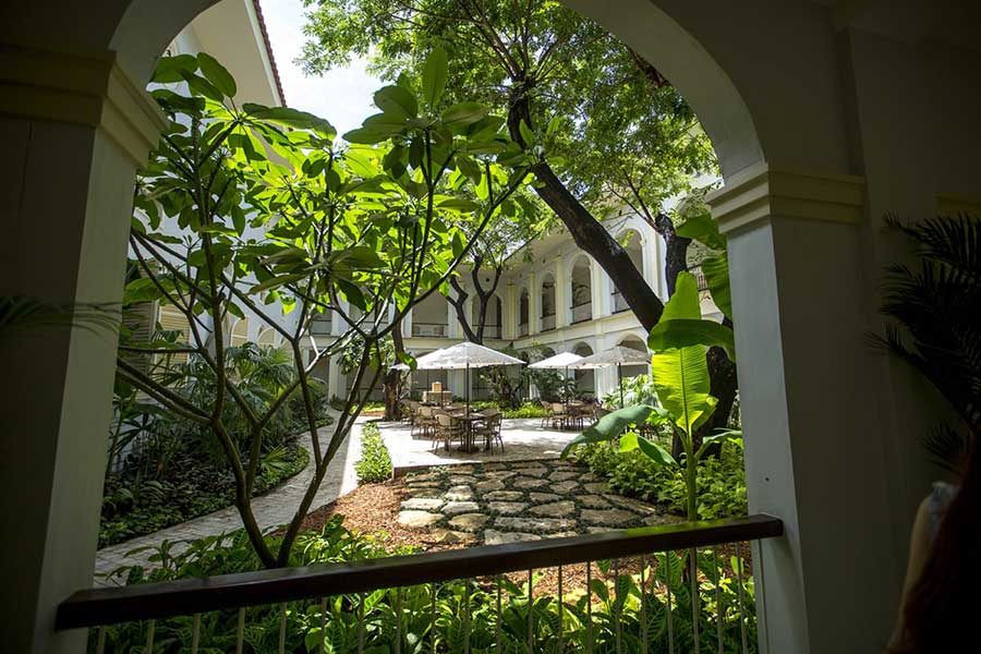 Hotel, parque, Guayaquil, ecuador, Courtyard