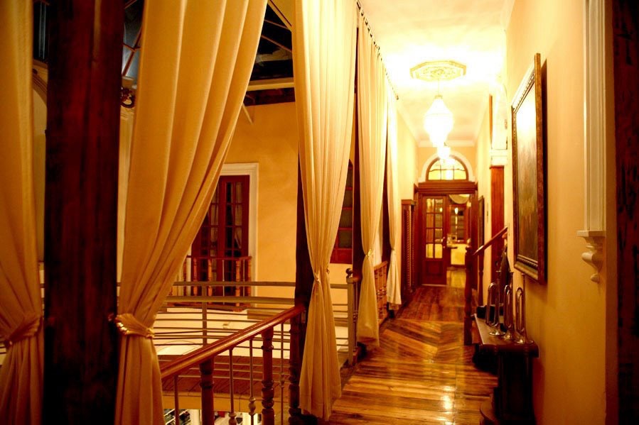 Hotel, san, Pedro, Riobamba, Ecuador, Corridor
