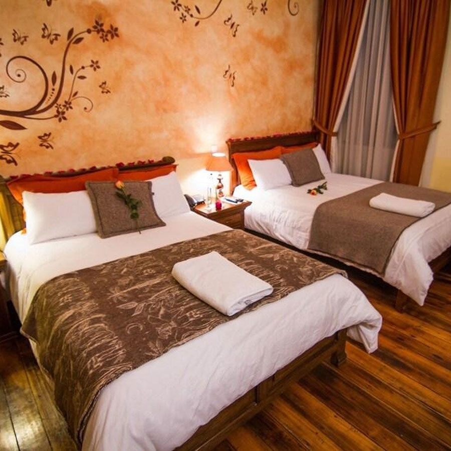 Hotel, mansion, santa, isabella, Riobamba, Ecuador, Twin, Bedroom