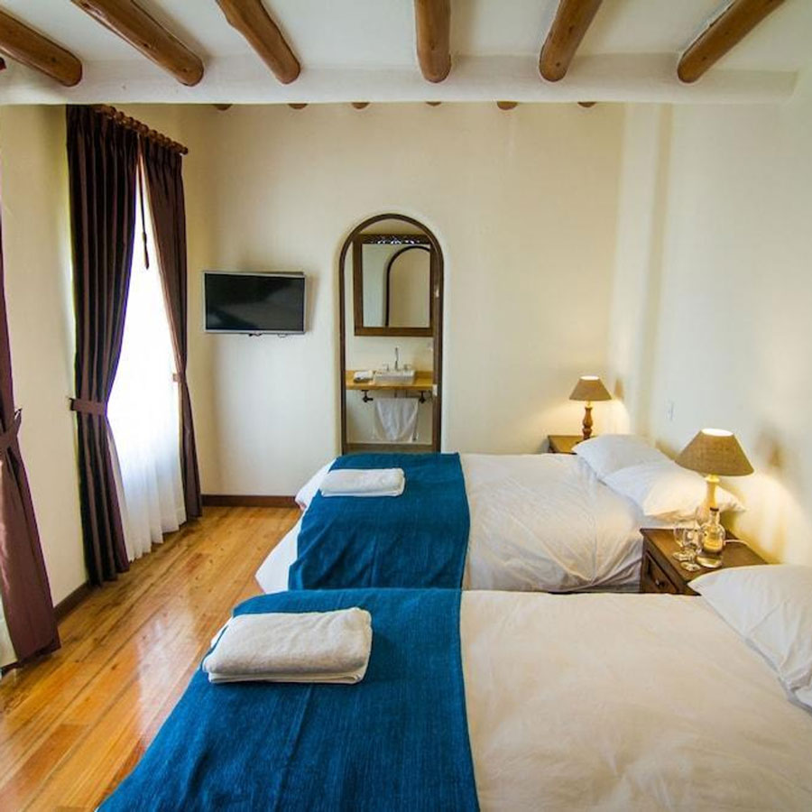 Hotel, mansion, santa, isabella, Riobamba, Ecuador, Twin, Bedroom2