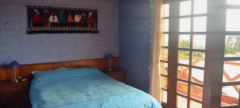 Inn, Puerta, corazón, cotopaxi, ecuador, double, bed, room