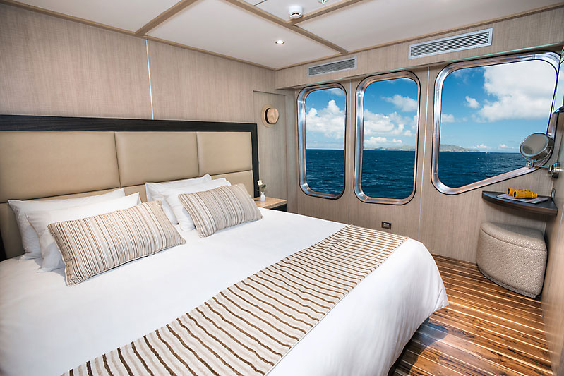 galápagos, origin, luxe, cruise, Double, Bed, Cabin
