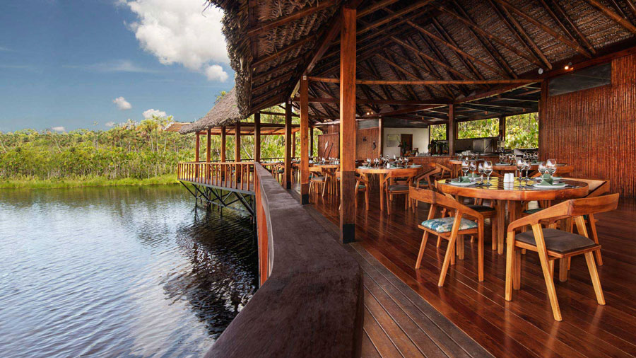 Sacha, Lodge,  Ecuador, Amazon, rainforest,  Travel, ITK, Restaurant2