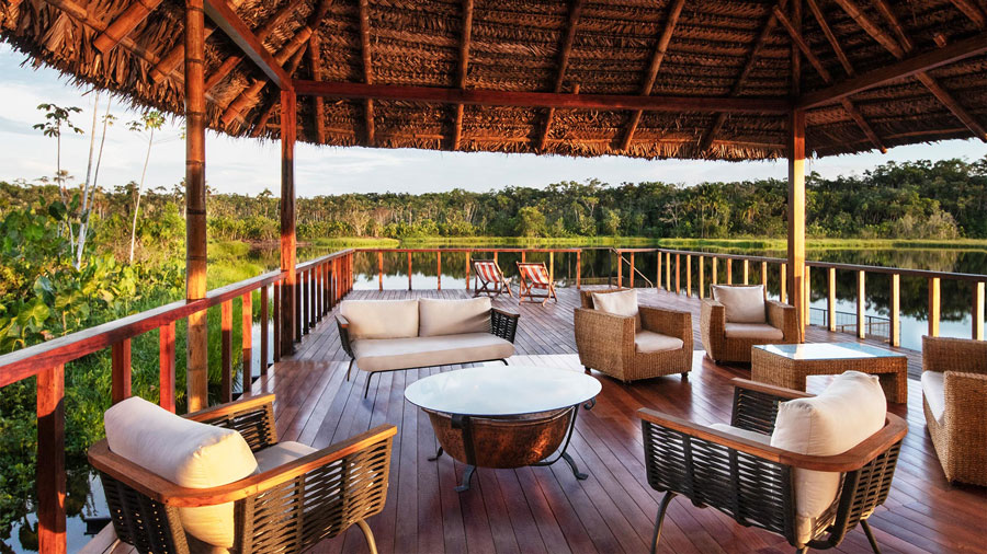 Sacha, Lodge,  Ecuador, Amazon, rainforest,  Travel, ITK, Terrace