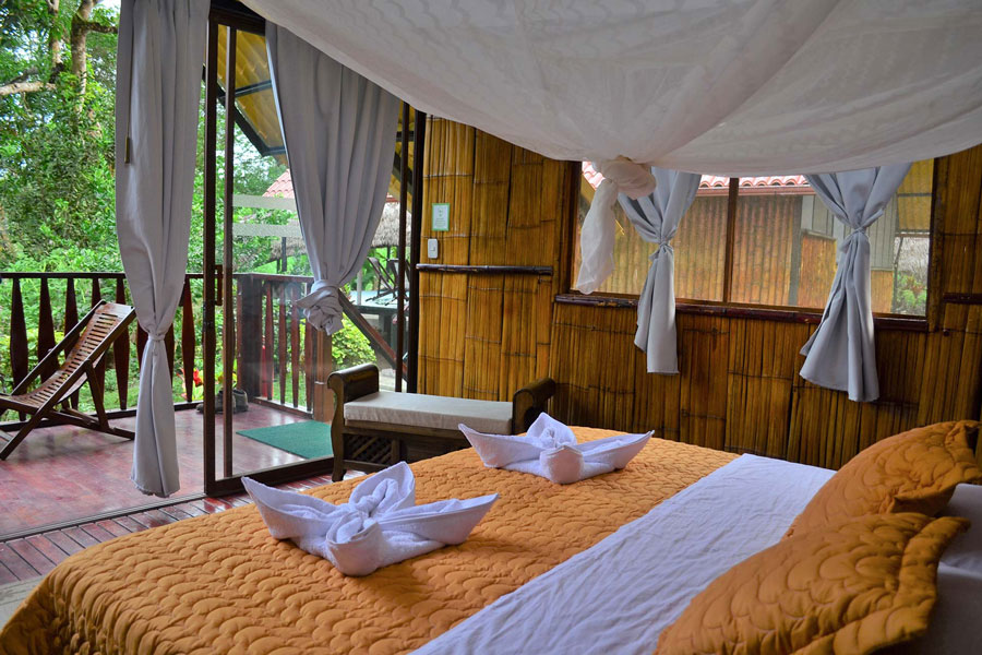 Yacuma, Lodge, Ecuador, Amazon, Rainforest, Cabin, interior