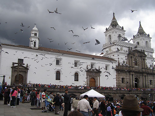 colonial, cities, ecuador, itk, voyage, plaza, san, francisco