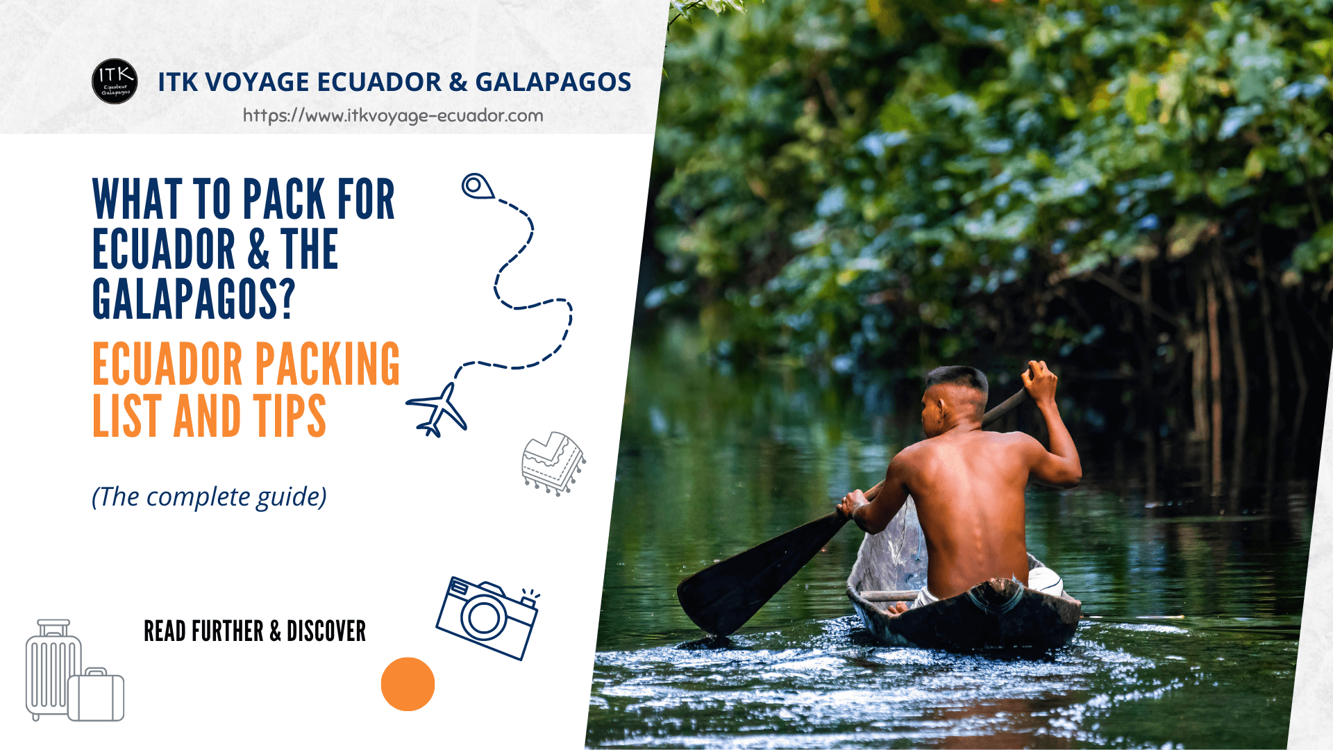 What to pack for Ecuador and the Galapagos? Ecuador packing list and tips (The complete guide'cover)